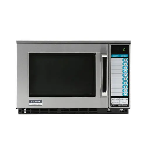 Sharp R-25Jtf Heavy-Duty Commercial Microwave – 2100W, 0.7 Cu Ft 1