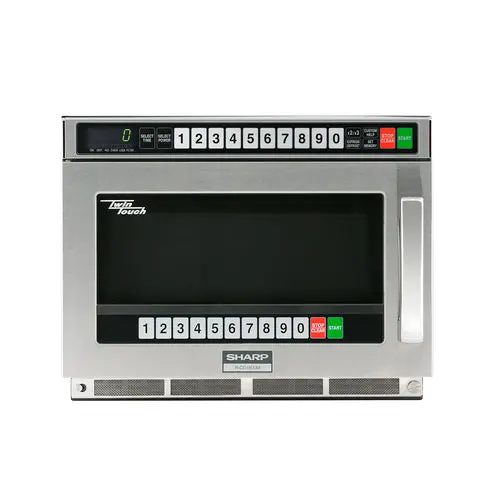 Sharp R-Cd1800M 1800W Twintouch Commercial Microwave Oven – 0.75 Cu Ft, Dual Touchpad Control 1