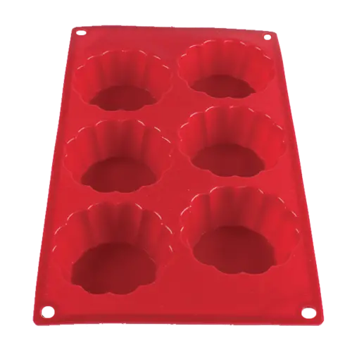 Six-Cavity Brioche Silicone Baking Mold – High-Heat Resistant – Thunder Group Plbm010S 1