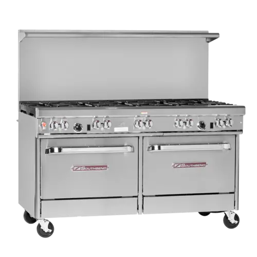 Southbend 4601Dd-4Gl 60.75-Inch Gas Range Featuring Left-Side Griddle, Dual Burners, And Twin Ovens 1