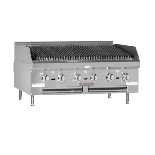Southbend Hdc-60 60" Heavy-Duty Countertop Gas Radiant Charbroiler – 200,000 Btu 1