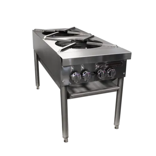 Southbend Spr-2J-Fb 18" Two-Burner Gas Stock Pot Range – 90,000 Btu 1