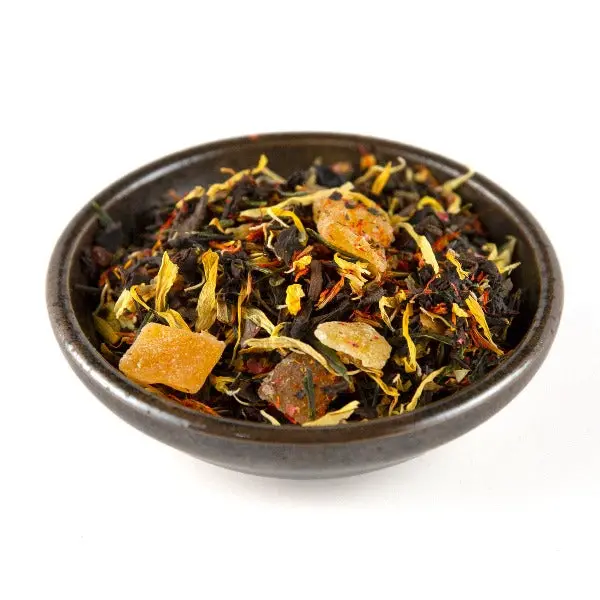 Summer Peach Bellini Tea – Refreshing Fruity Herbal Infusion 1