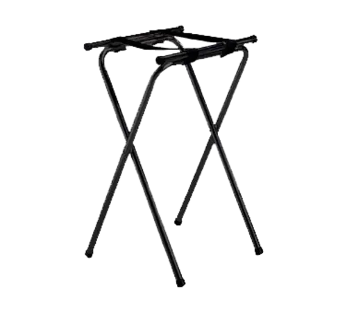 Tablecraft 24Bk Double-Bar Metal Tray Stand With Black Powder-Coated Finish 1