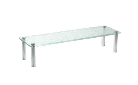Tablecraft A206 Cristal Acrylic Rectangle Riser – Clear Display Elevation Tool 1