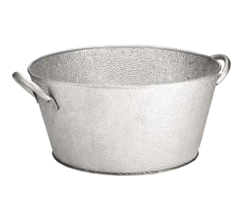 Tablecraft Gt1515 Galvanized Round Beverage Tub – 4.5-Gallon Capacity 1
