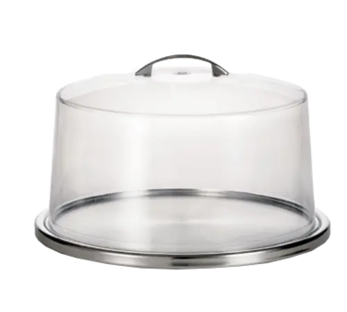 Tablecraft Low-Profile Cake Display Set With Dome Cover 1