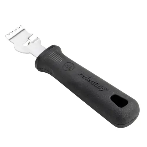 Tablecraft Perfectgrip Zester And Lemon Peeler – Ergonomic Black Handle, 5.75 Inches 1