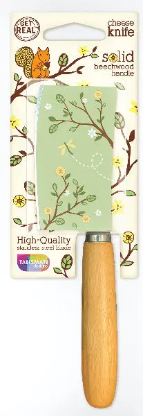 Talisman Woodland-Themed Cheese Serving Knife 1