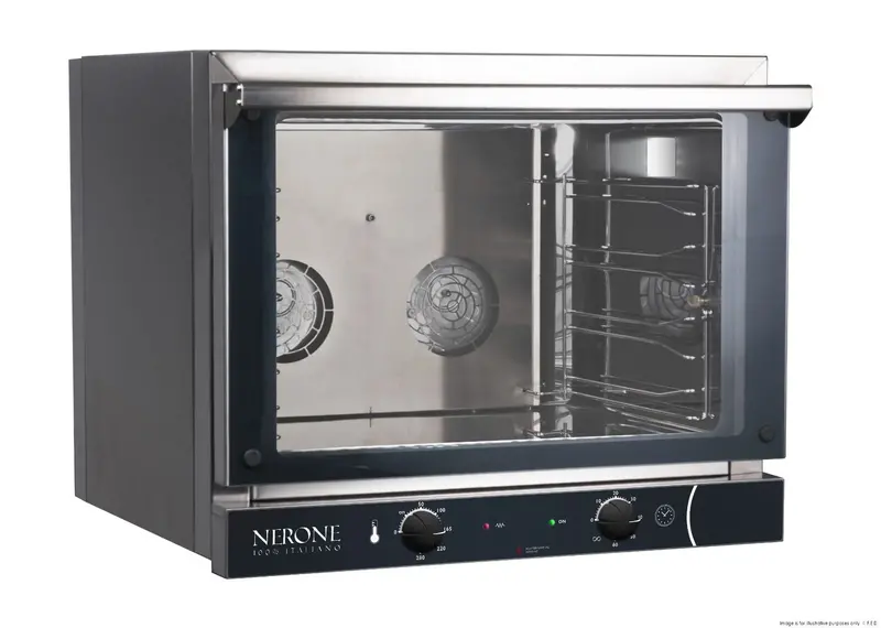 Tecnodom Tde-4Cgn Convection Oven – 4-Tray, Gn 1/1 Compatible Commercial Oven 1
