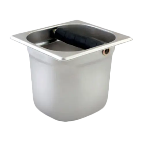 Thunder Group 6-Inch Deep Stainless Steel Knock Box For Espresso Bars 1
