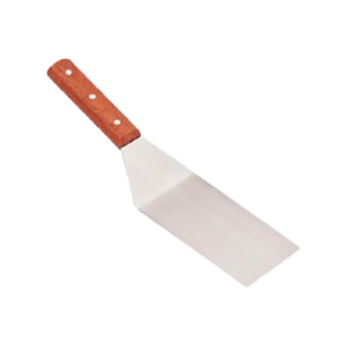Thunder Group 7.5-Inch Straight-Edge Turner – Stainless Blade & Natural Wood Handle 1