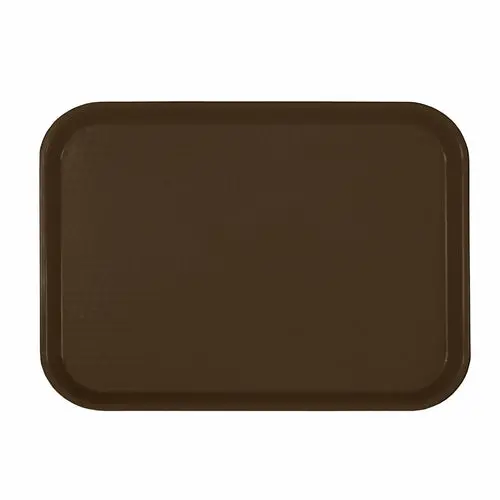 Thunder Group Brown Fast Food Tray – 12" X 16.25", Commercial-Grade Polypropylene 1