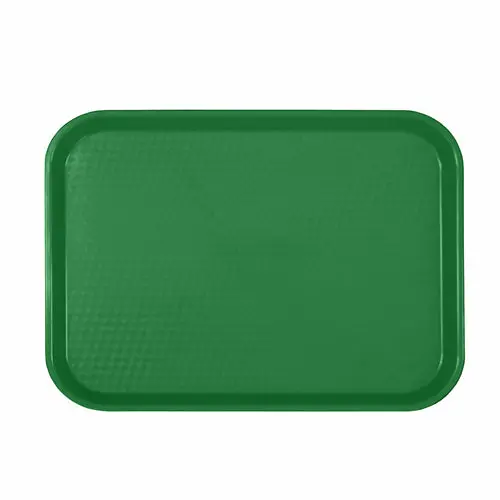 Thunder Group Green Fast Food Tray – 12" X 16.25", Nsf-Certified Polypropylene 1