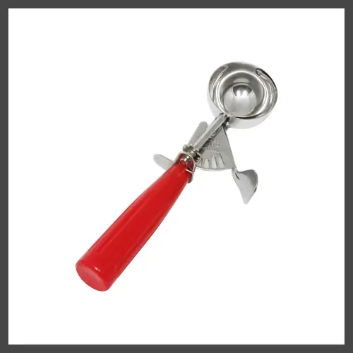 Thunder Group Slds024 #24 Thumb-Press Disher – 1.33 Oz, Red Handle 1
