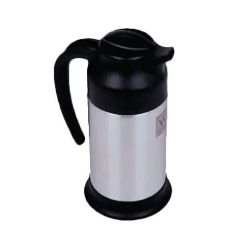 Thunder Group Tjwb010 Double-Wall Vacuum Carafe – 1-Liter Black & Stainless 1