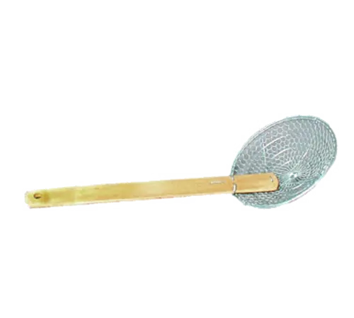 Town 6-Inch Galvanized Coarse Mesh Skimmer With Bamboo Handle 1