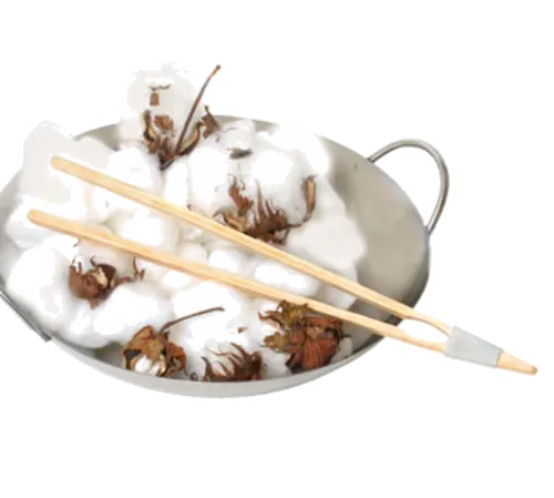 Town Bamboo Serving Tongs – 10.5-Inch, Joined & Tied Design 1