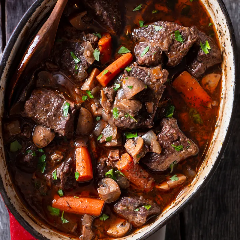 Traditional French Boeuf Bourguignon Recipe Kit 1