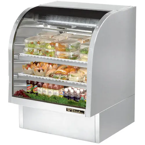 True Tcgg-36-S-Hc-Ld 36-Inch Curved-Glass Hydrocarbon Deli Display Case 1
