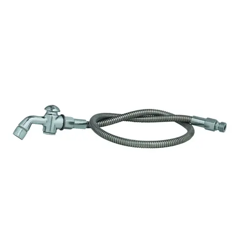 T&S Brass B-0101 Pre-Rinse Spray Valve With Rosespray Head And Flexible Stainless Hose 1