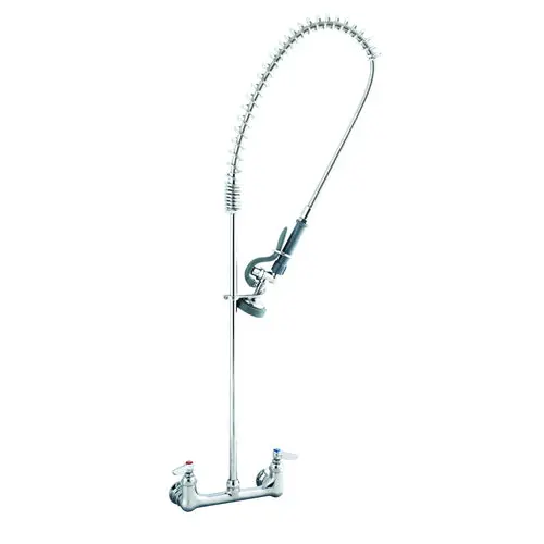 T&S Brass B-0133 Easyinstall Wall-Mount Pre-Rinse Assembly – 8-Inch Center Distance 1