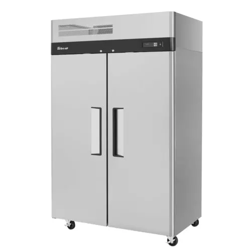 Turbo Air M3F47-2-N 42.3 Cu. Ft. Two-Section Solid-Door Reach-In Freezer 1