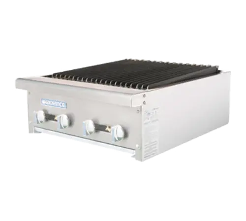 Turbo Air Tarb-24 Radiance 24-Inch Countertop Charbroiler With 4 Cast Iron Burners 1