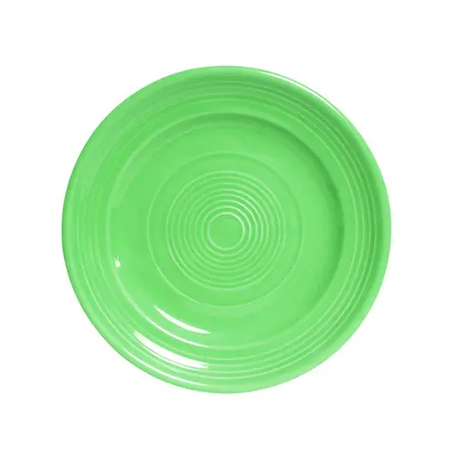 Tuxton Concentrix Cilantro Green 7.5-Inch Round Ceramic Side Plate 1