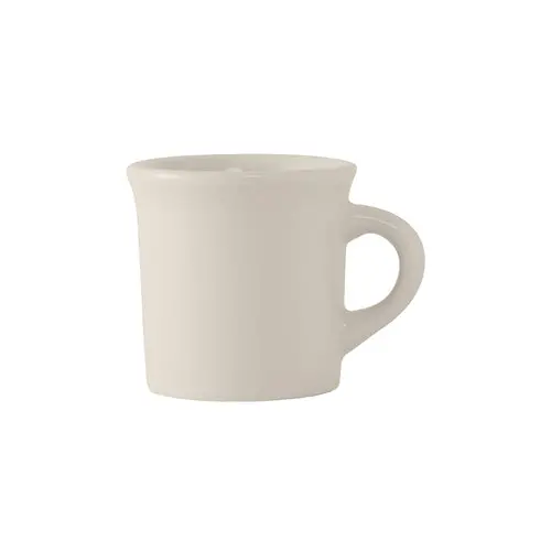 Tuxton Tre-038 Canton Mug – 9-Ounce, American White/Eggshell Ceramic 1