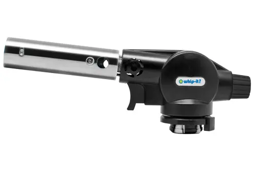 United Brands Whip-It! Tc-Blwt-05 Culinary Blow Torch Kit — Includes Butane Fuel Can & Stand 1