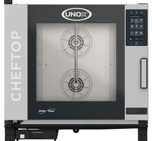 Unox Cheftop Mind.Maps Plus 6-Pan Full-Size Gas Countertop Combi Oven 1