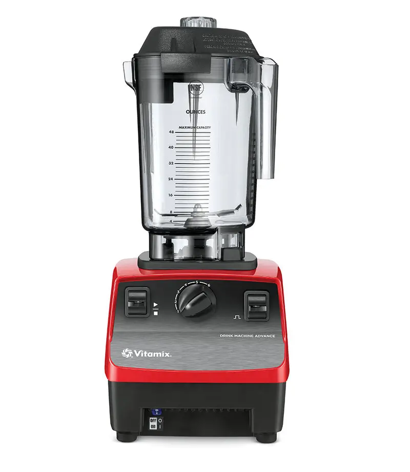 Vitamix Drink Machine Advance – Red Two-Speed Bar Blender 1
