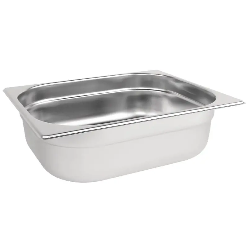 Vogue 1/2 Stainless Steel Gastronorm Dish – 65Mm Depth (Dn715) 1