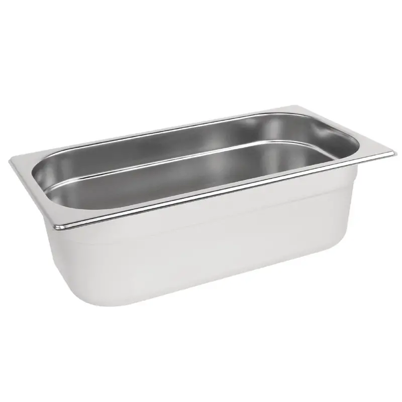 Vogue 1/3 Stainless Steel Gn Tray – 100Mm Depth (Dn716) 1