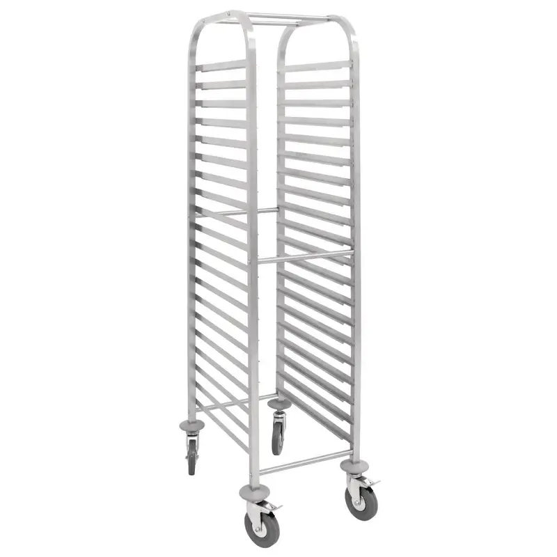 Vogue 20-Level Gastronorm Racking Trolley – High-Capacity Gn Storage, Model U376 1