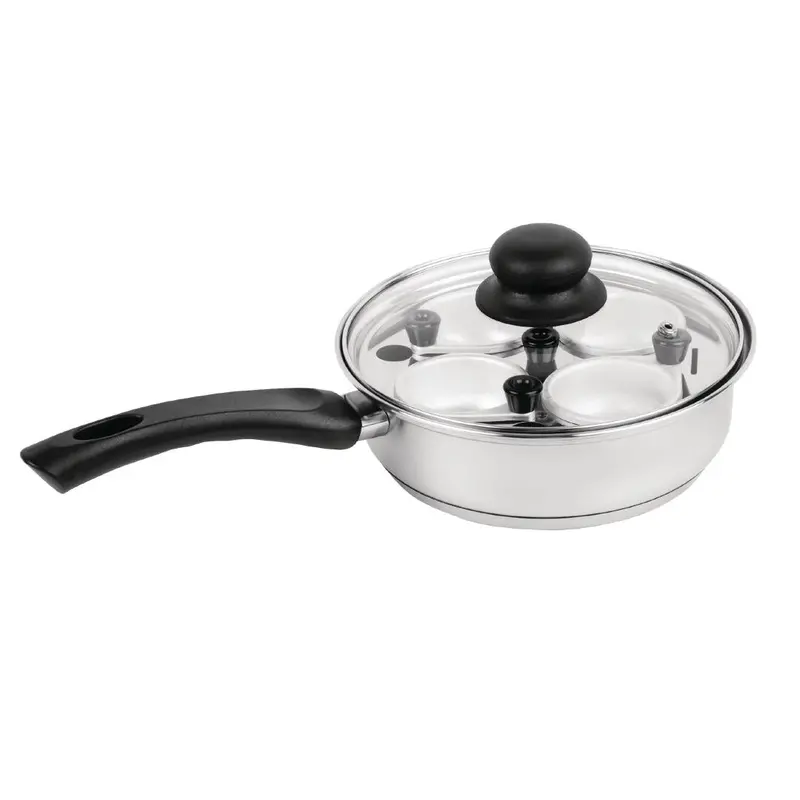 Vogue 200Mm Aluminium Egg Poacher For Perfectly Shaped Eggs (K891) 1