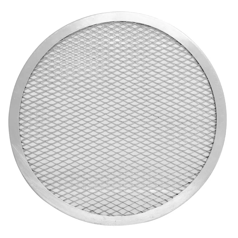 Vogue 230Mm Perforated Aluminium Pizza Tray – Compact Size For Specialty Baking (Hz490) 1