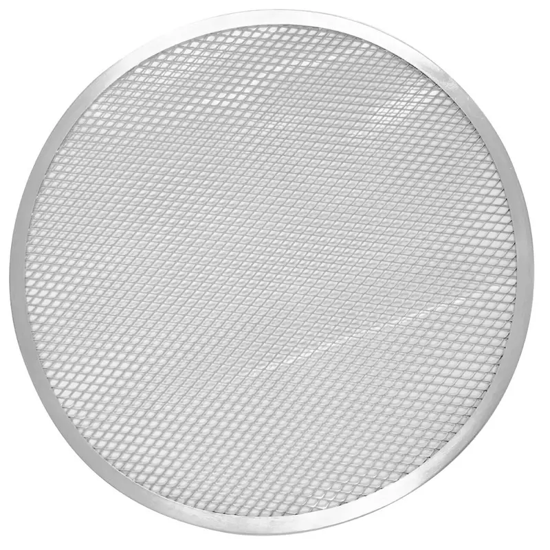 Vogue 355Mm Perforated Aluminium Pizza Tray – Even Heat Distribution, Commercial Grade (Hz493) 1