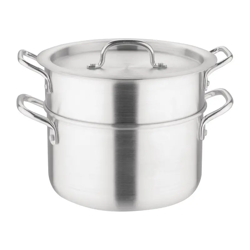 Vogue 4-Litre Aluminium Double Boiler For Precise Temperature Control (K643) 1