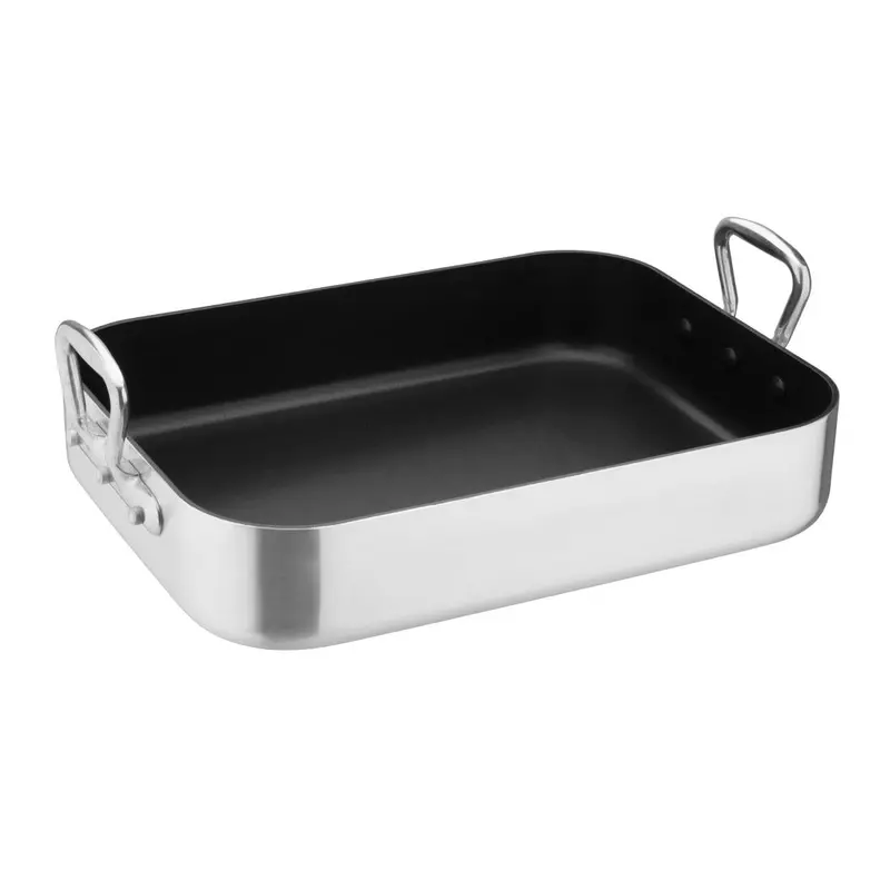 Vogue 440Mm Standard Roasting Pan – Non-Stick Aluminium Construction (S365) 1
