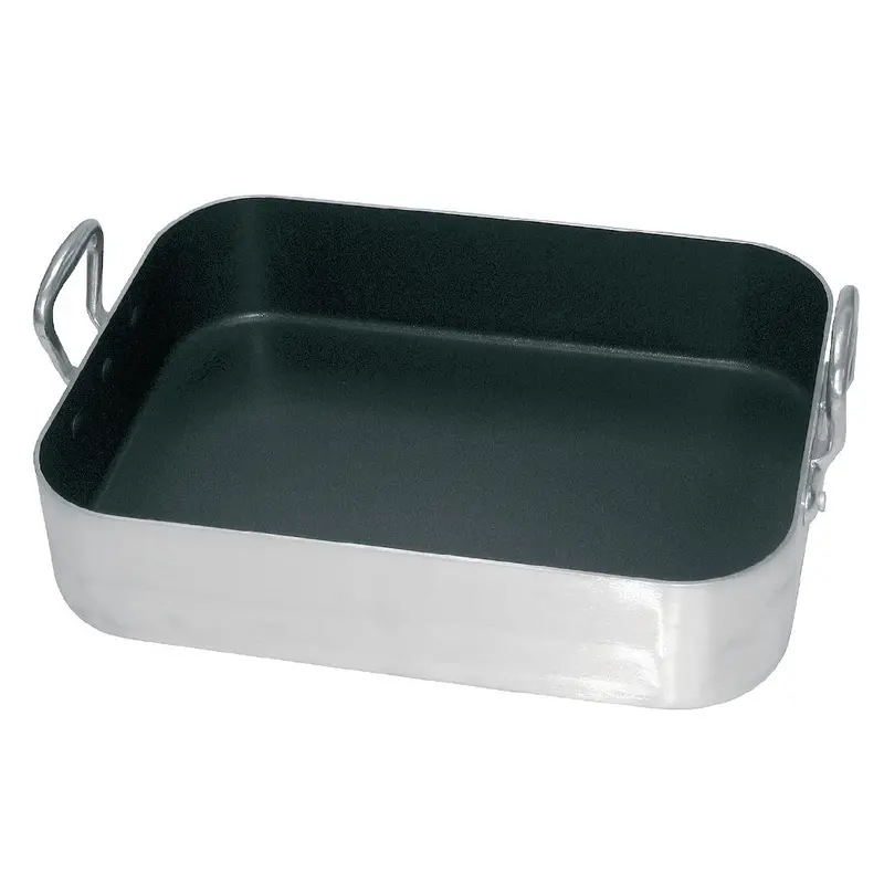 Vogue 450Mm Aluminium Non-Stick Roasting Pan – Heavy-Duty Oven Tray 1