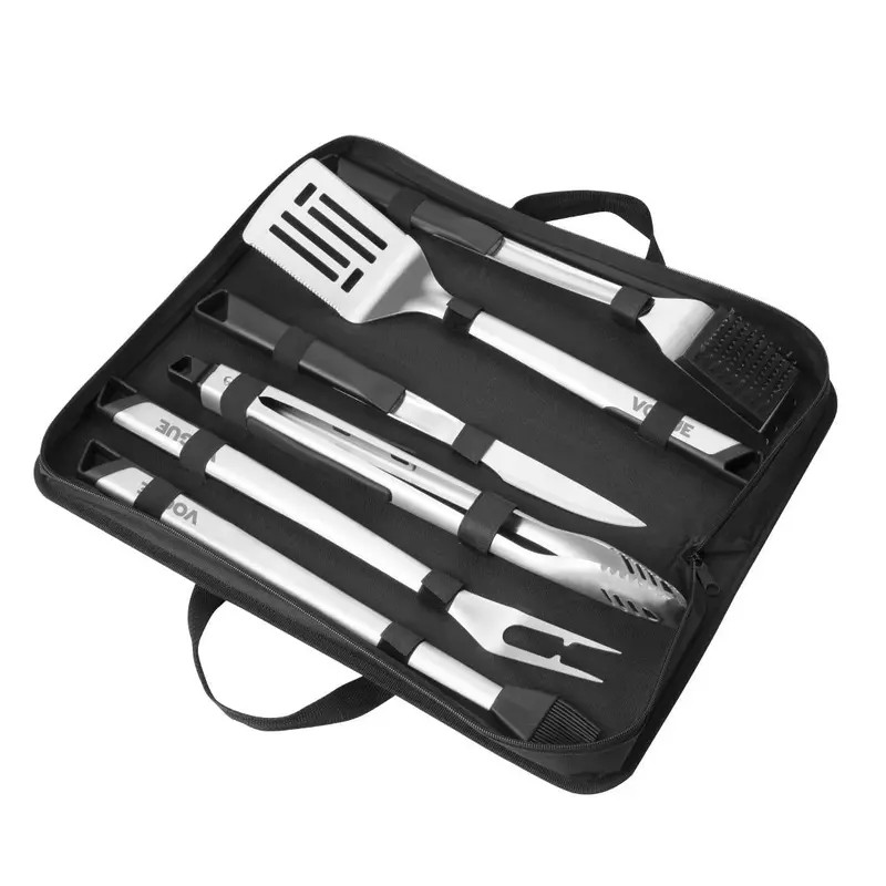 Vogue 6-Piece Stainless Steel Bbq Utensil Set – Hp288 1