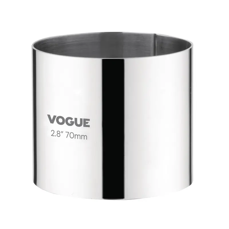 Vogue Adjustable Mousse Ring – 60Mm Ø × 70Mm Height, Food-Grade Stainless (Cc056) 1