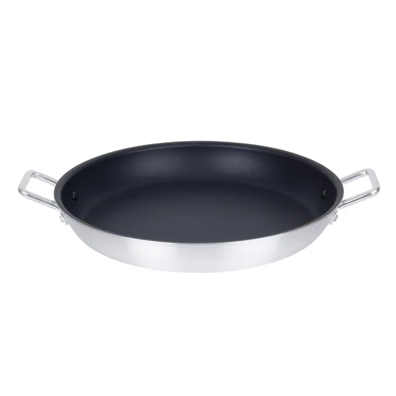 Vogue Aluminium Paella Pan – 450Mm Non-Stick Teflon-Coated (T369) 1
