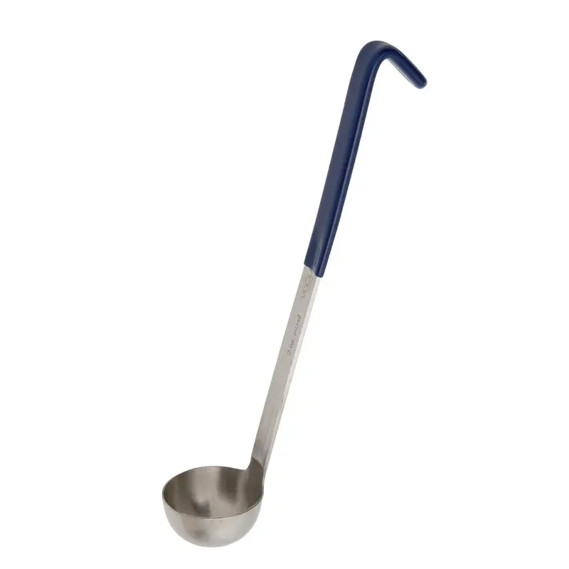 Vogue Blue Measuring Ladle – 60Ml Color-Coded Culinary Scoop 1