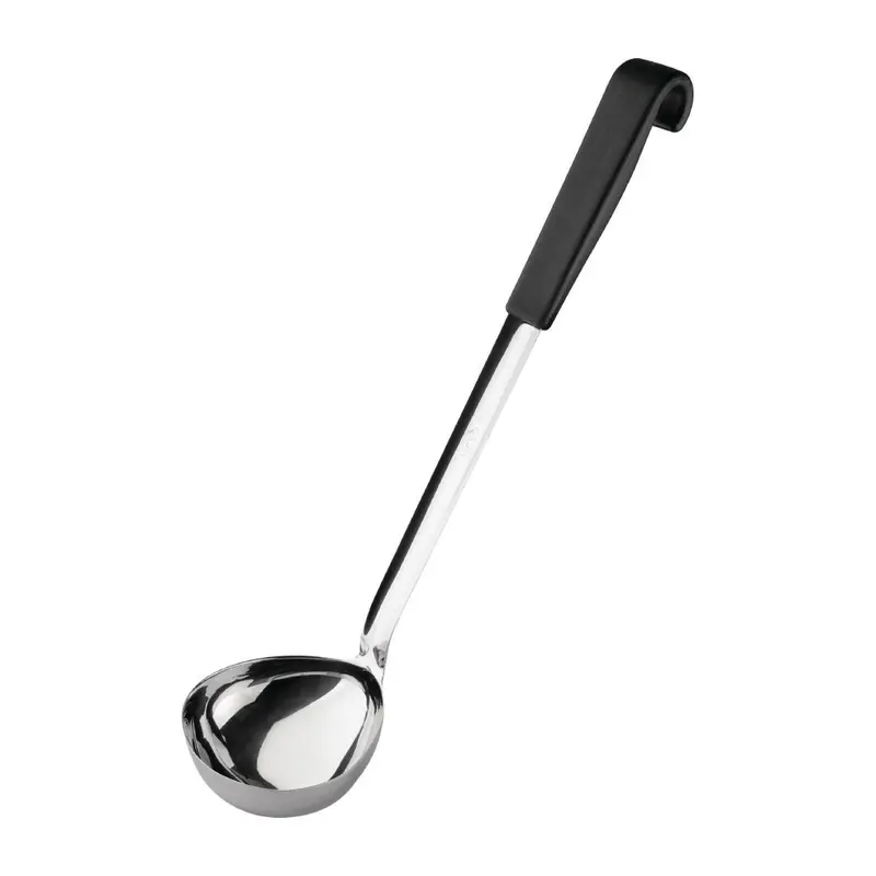 Vogue Cs001 Ergonomic Black-Handle Ladle – 130Ml Portion Control 1