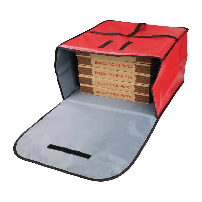 Vogue Large Insulated Pizza Delivery Bag For Hot Retention - Gg140 1