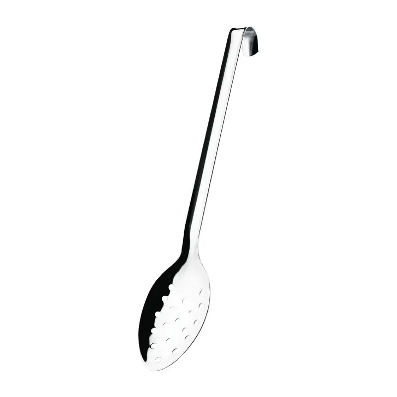 Vogue Perforated Serving Spoon With Hook – 355Mm 1
