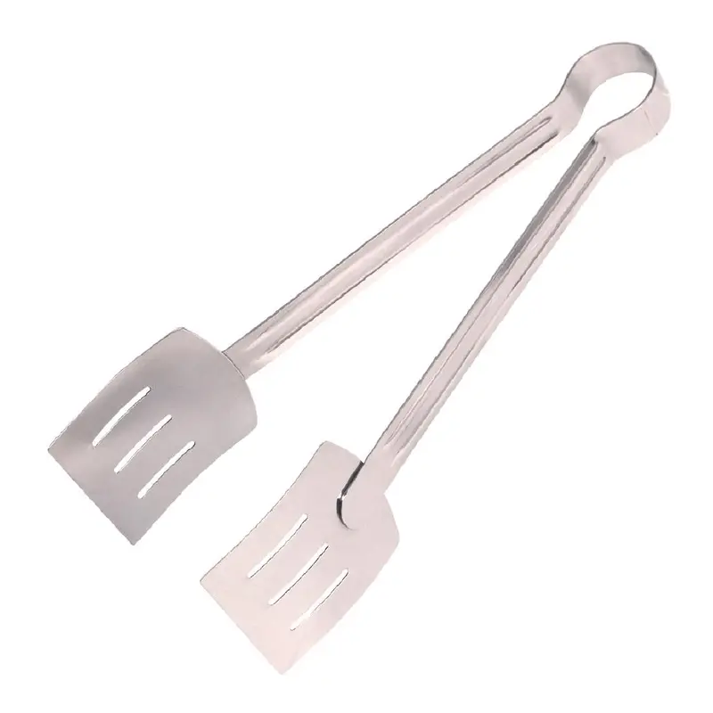 Vogue Stainless Steel Serving Tongs – 240 Mm (J601) 1